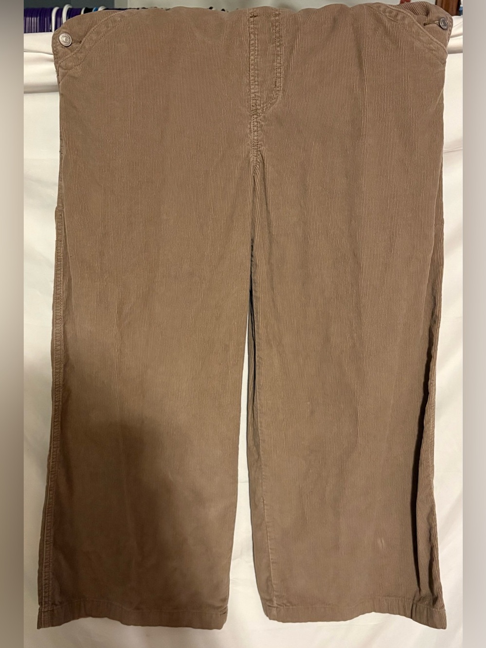 Women’s Levi’s Strauss wide leg corduroy oversized baggy Overalls - Picture 4 of 12
